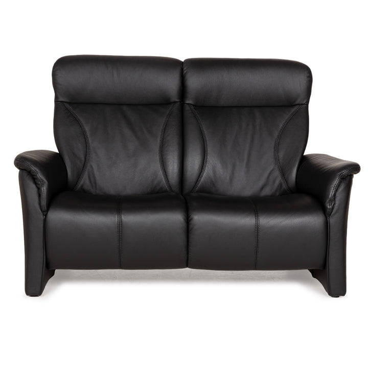 Himolla Cumuly Leder Zweisitzer Schwarz Sofa Couch