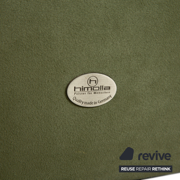 Canapé deux places électrique en tissu Cumuly vert olive Himolla