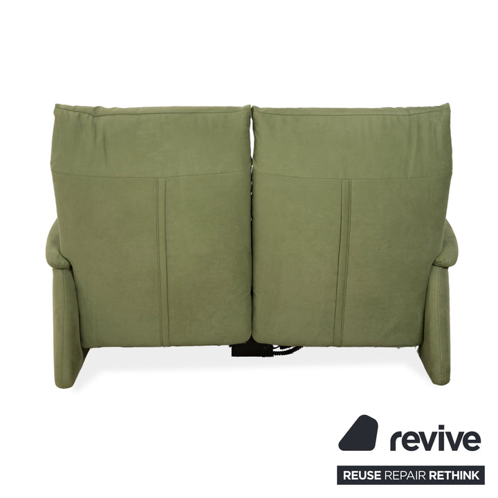 Canapé deux places électrique en tissu Cumuly vert olive Himolla