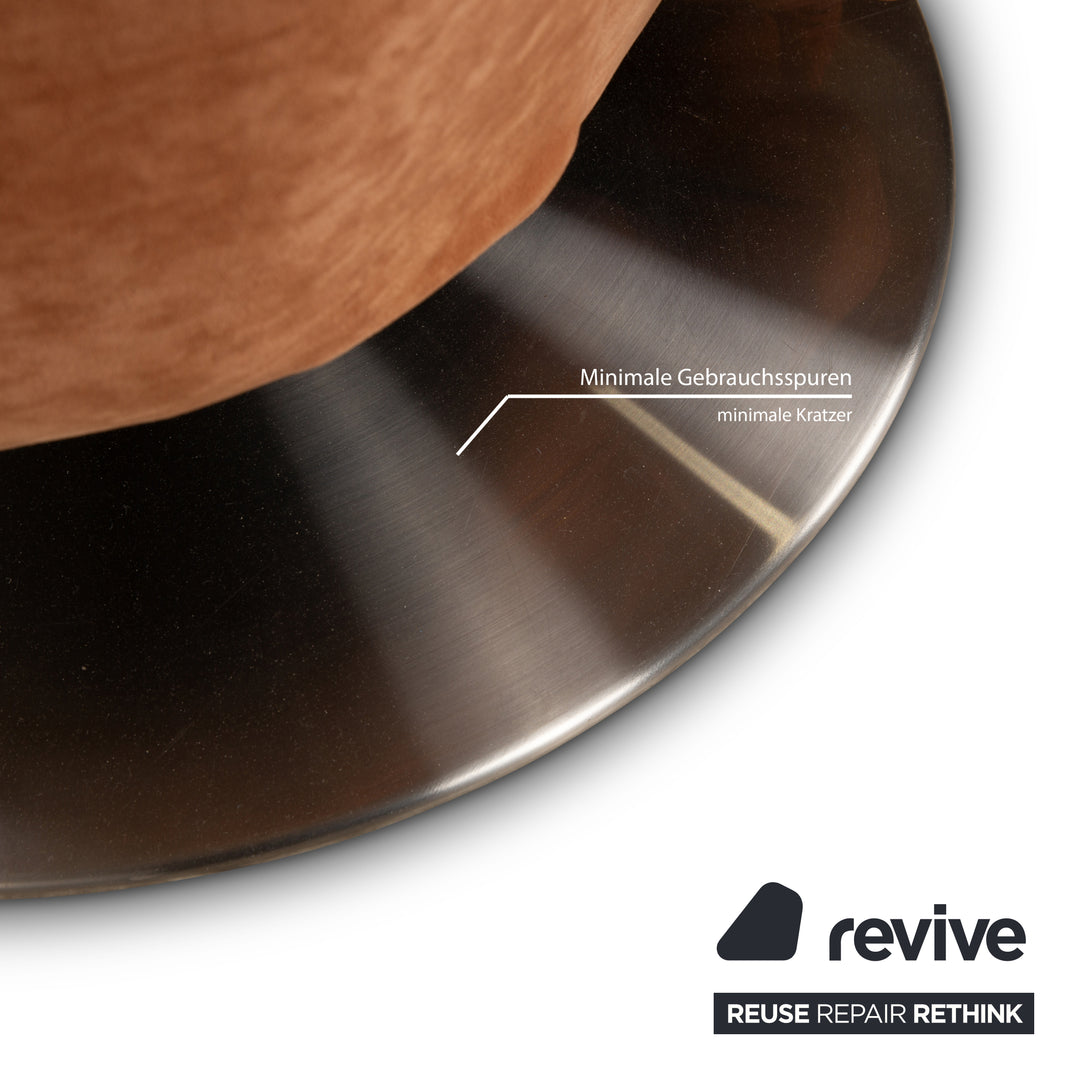 Himolla Easyswing fabric armchair brown electric function