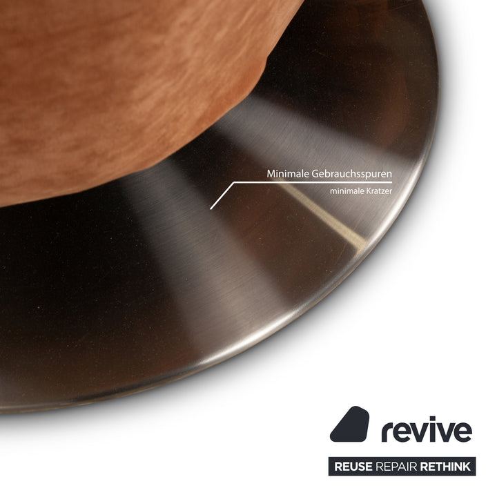 Himolla Easyswing fabric armchair brown electric function