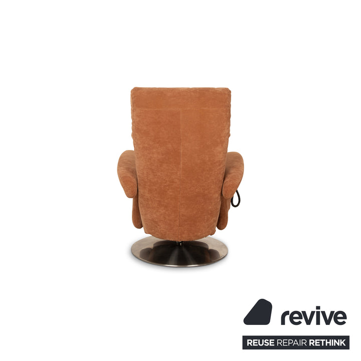 Himolla Easyswing fabric armchair brown electric function