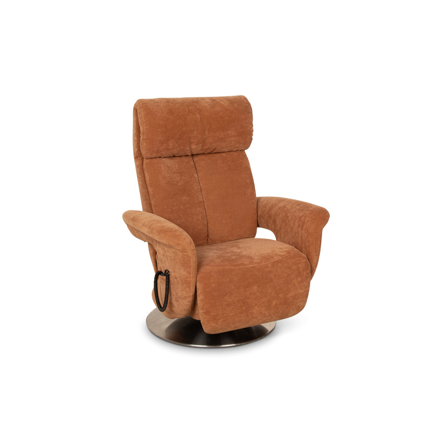 Himolla Easyswing fabric armchair brown electric function