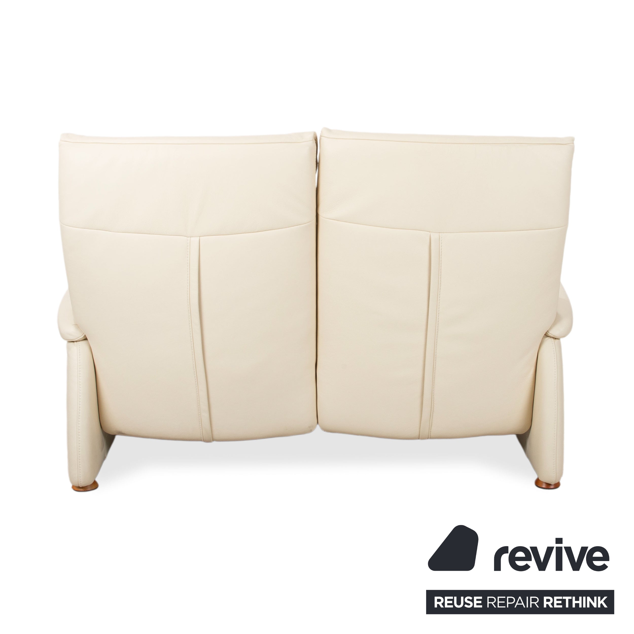 Himolla Halifax Leder Dreisitzer Creme Beige Sand manuelle Funktion Sofa Couch