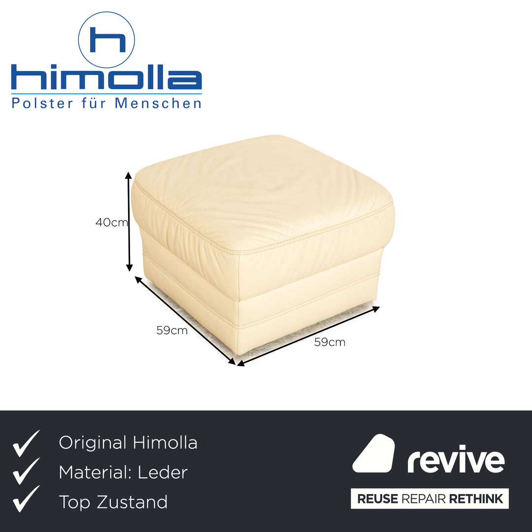 Himolla leather stool cream