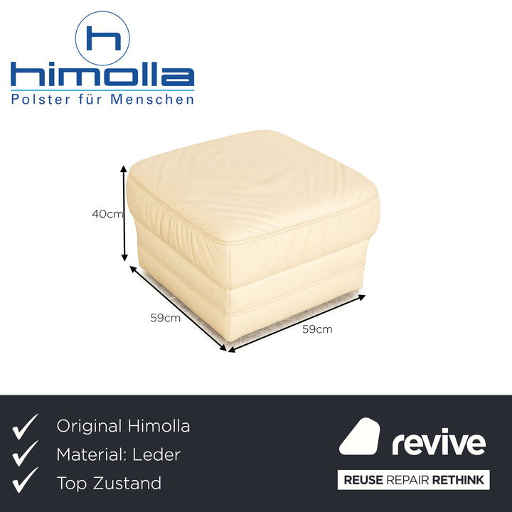 Himolla leather stool cream