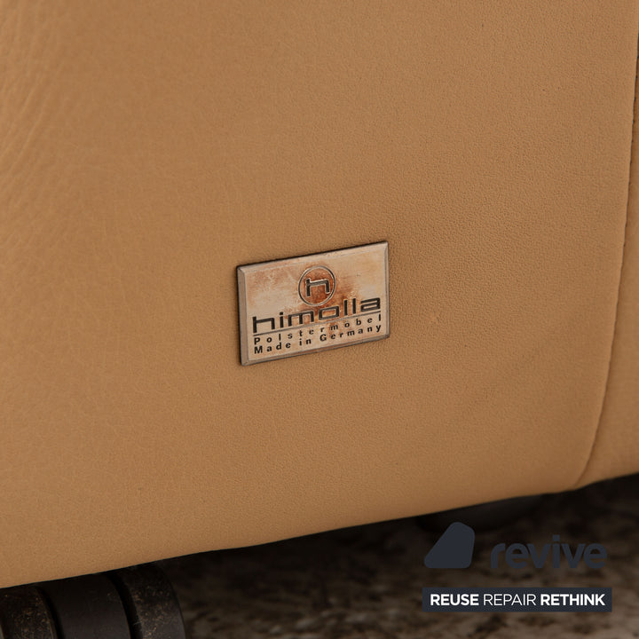 Himolla leather armchair beige electric function