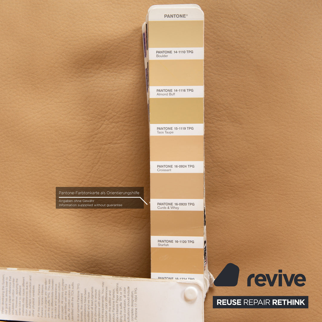 Himolla leather armchair beige electric function