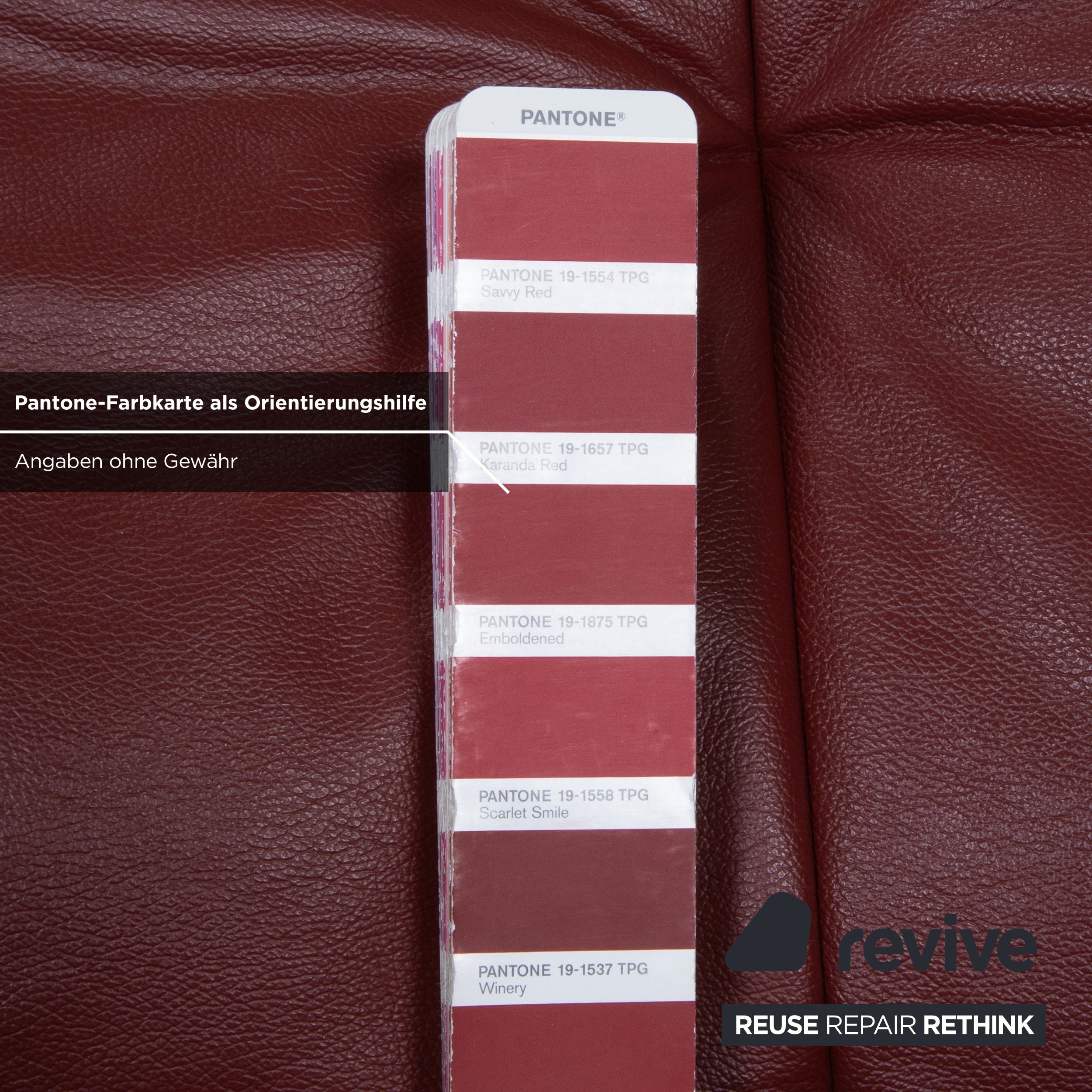 Himolla Leather Armchair Red Cherry Red Manual Function