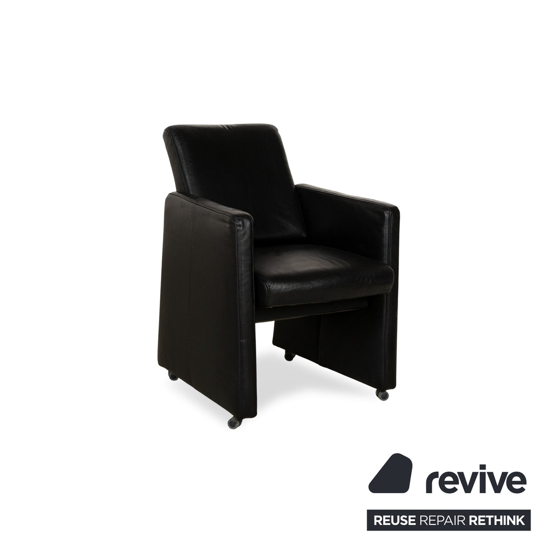 Himolla Leather Armchair Black