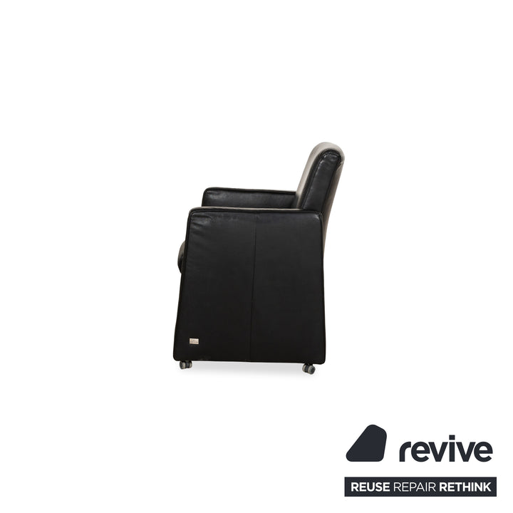 Himolla Leather Armchair Black
