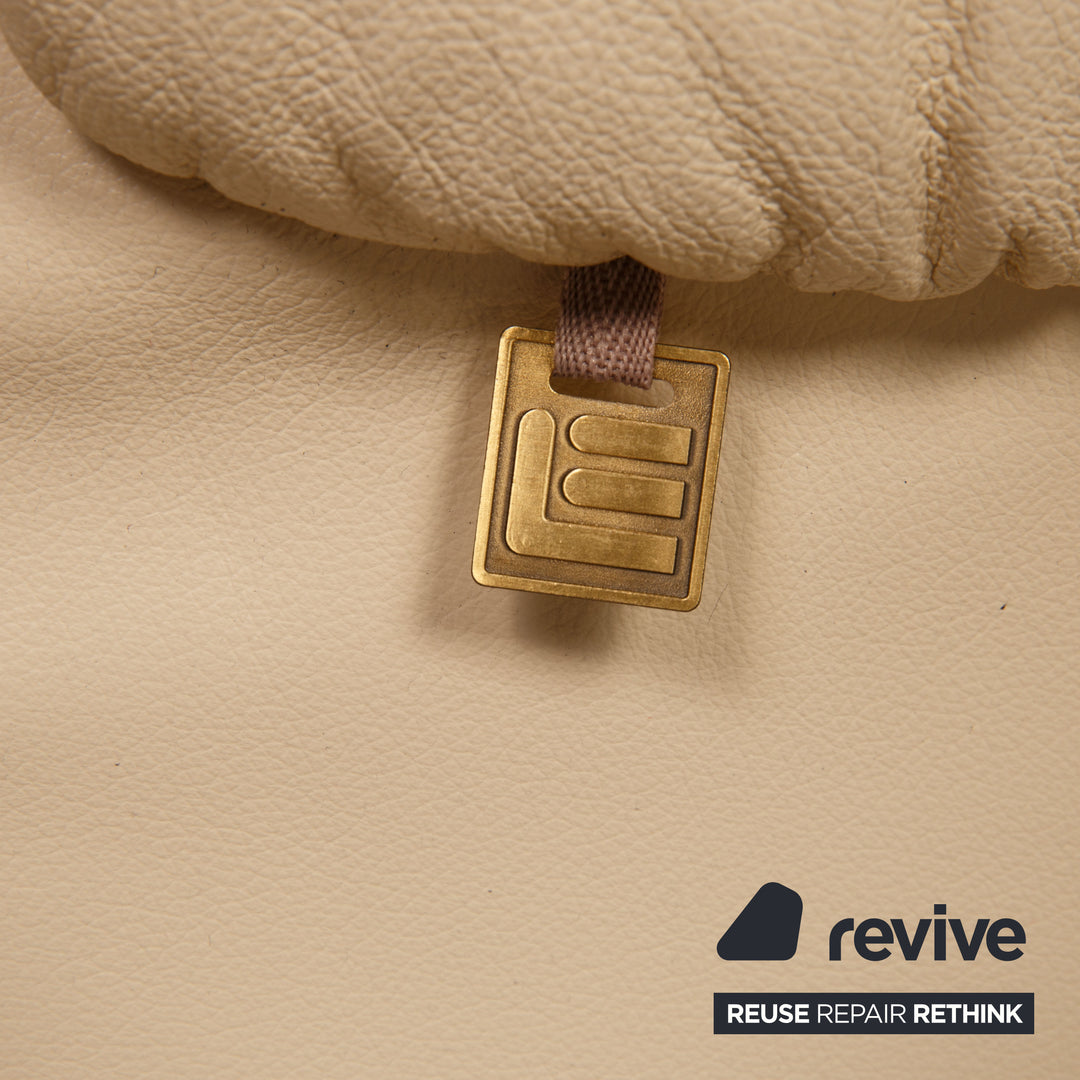 Himolla Leather Sofa Set Cream Two Seater Armchair Sofa Couch