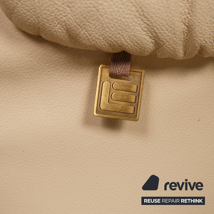 Himolla Leather Sofa Set Cream Two Seater Armchair Sofa Couch