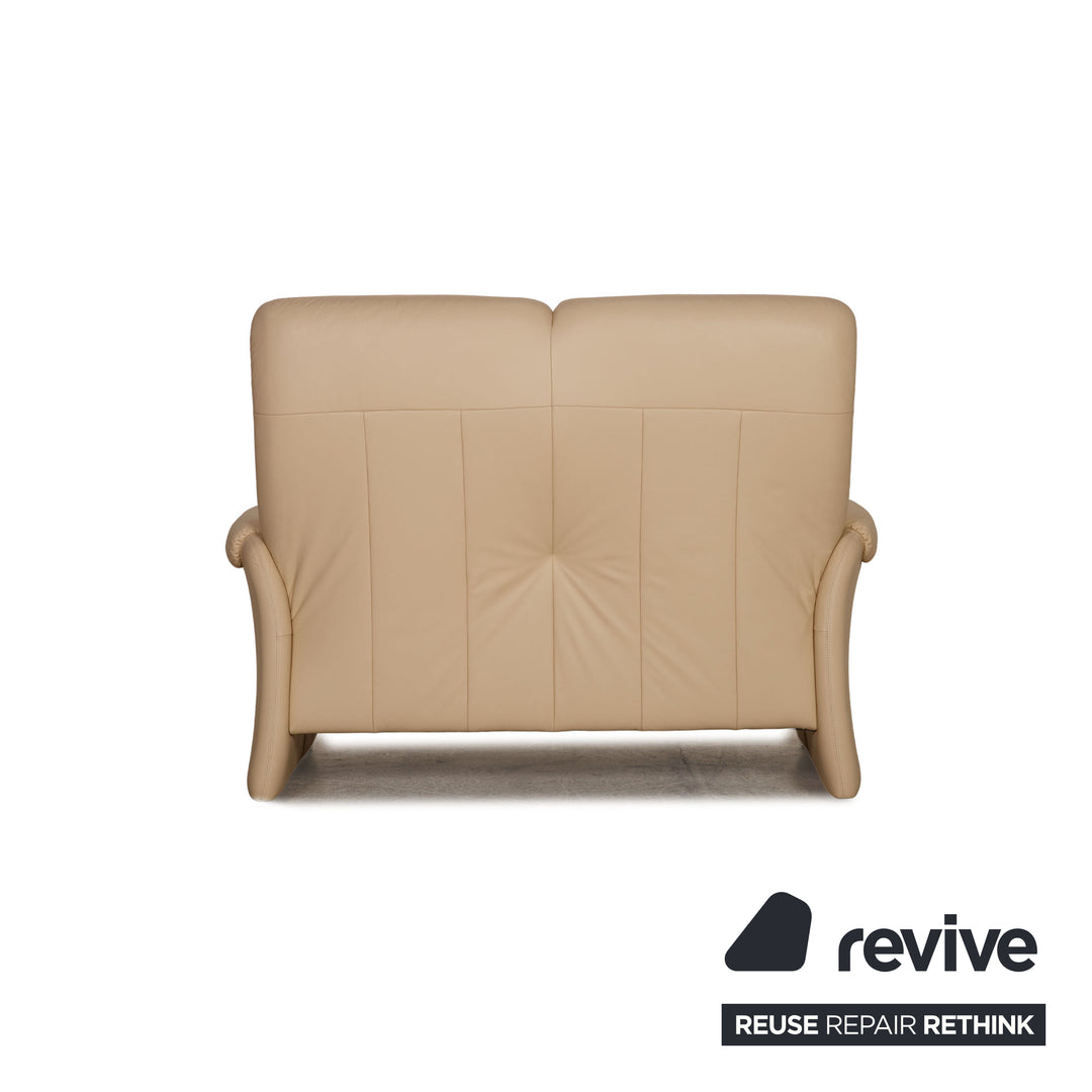 Himolla Leather Sofa Set Cream Two Seater Armchair Sofa Couch