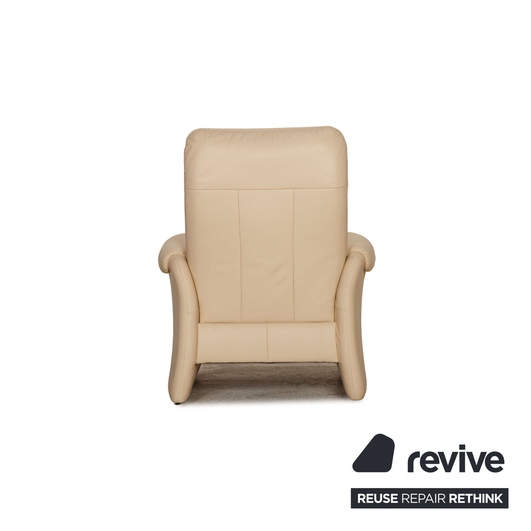 Himolla Leather Sofa Set Cream Two Seater Armchair Sofa Couch