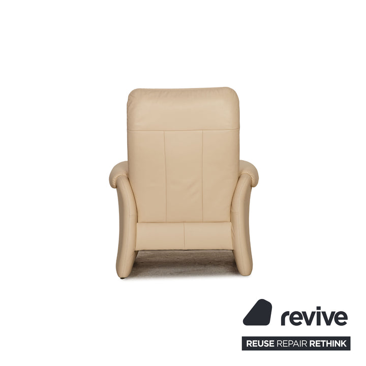 Himolla Leather Sofa Set Cream Two Seater Armchair Sofa Couch