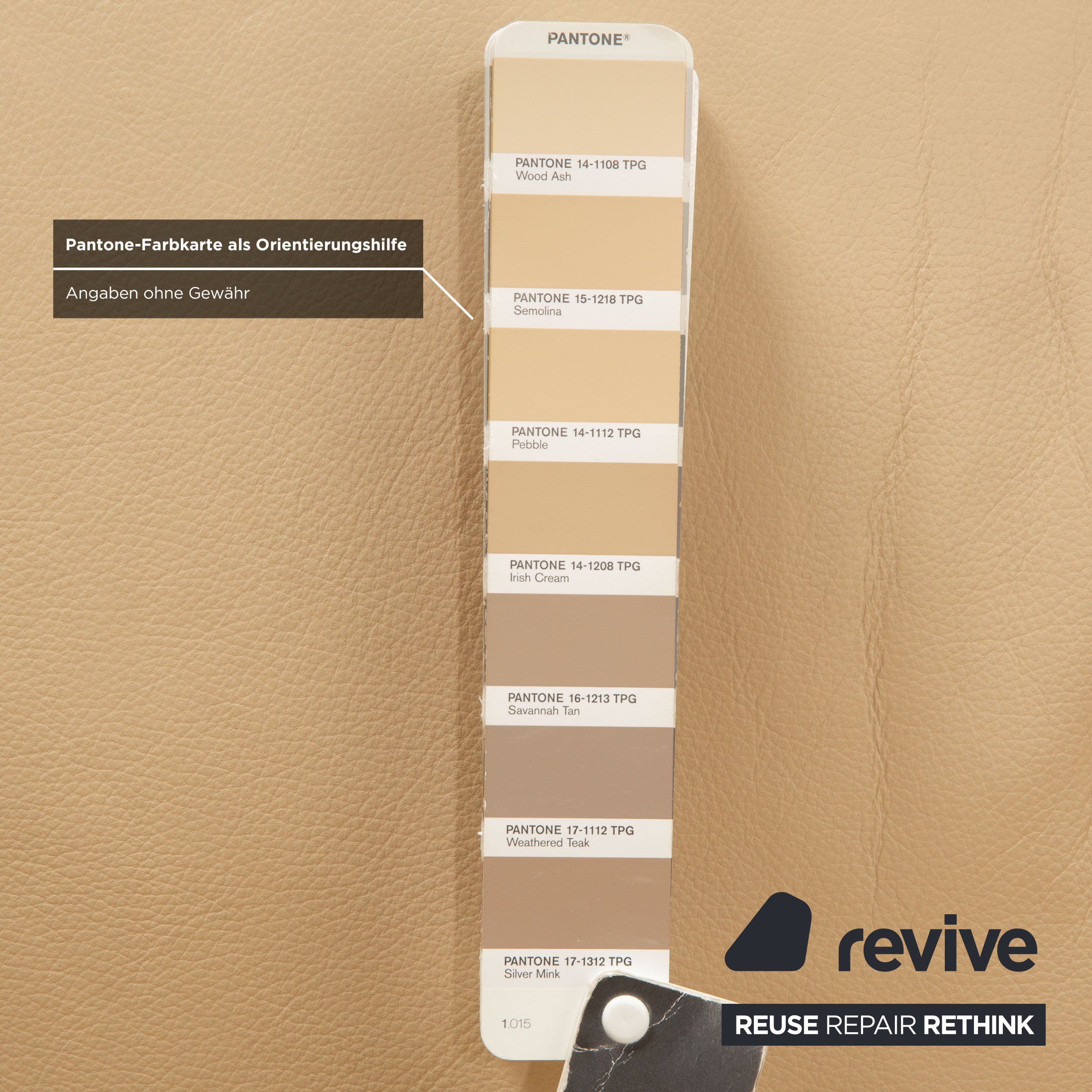 Himolla Leather Two-Seater Cream Beige Sofa Couch