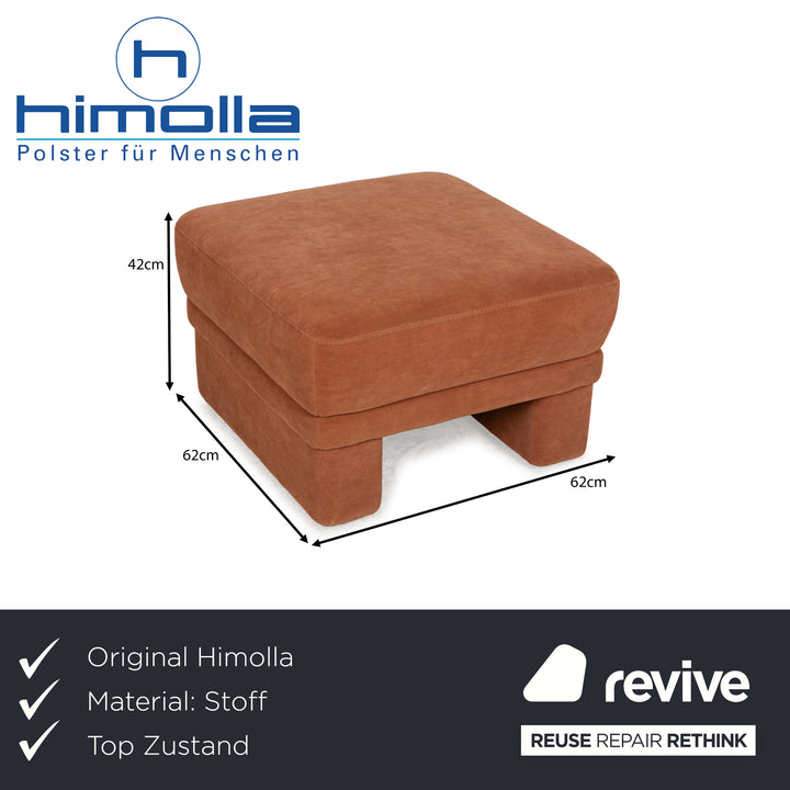 Himolla Planopoly Stoff Hocker Braun Camel
