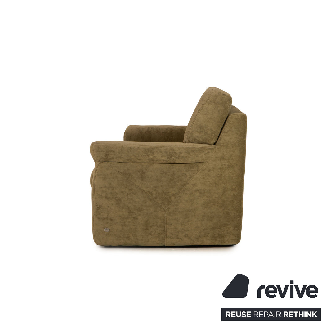 Himolla Planopoly Fabric Sofa Set Green Three Seater Armchair Sofa Couch