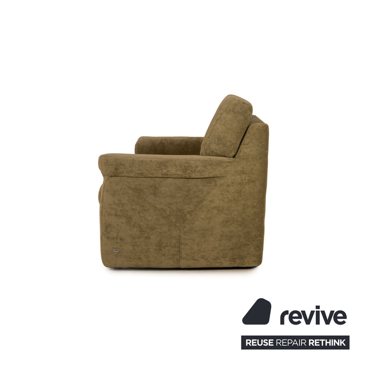 Himolla Planopoly Fabric Sofa Set Green Three Seater Armchair Sofa Couch