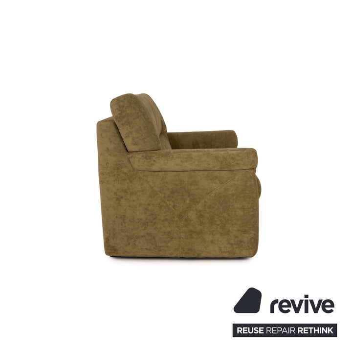 Himolla Planopoly Fabric Sofa Set Green Three Seater Armchair Sofa Couch