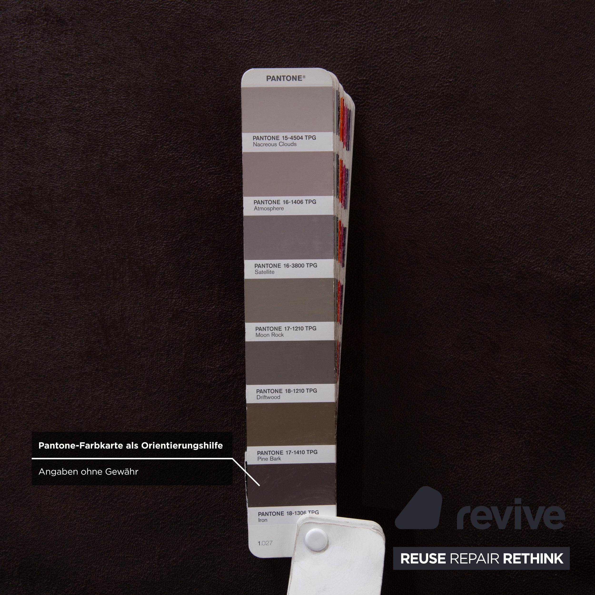 Himolla Stoff Ecksofa Grau Braun Taupe manuelle Funktion Sofa Couch