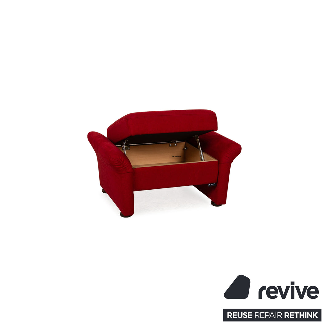 Himolla Fabric Stool Red