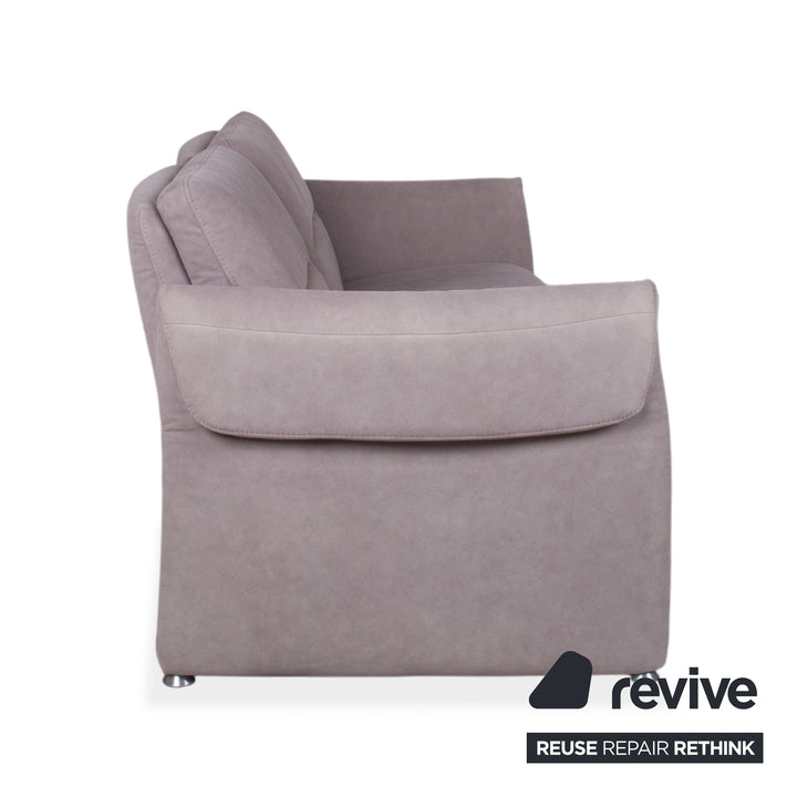 Himolla Stoff Zweisitzer Grau Blau manuelle Funktion Sofa Couch