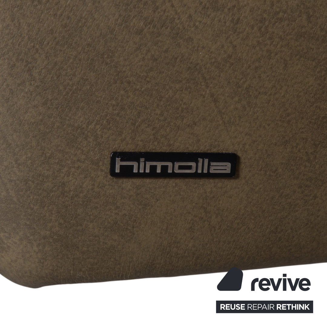 Himolla Velden 8372 Leder Ecksofa Grün manuelle Funktion Sofa Couch