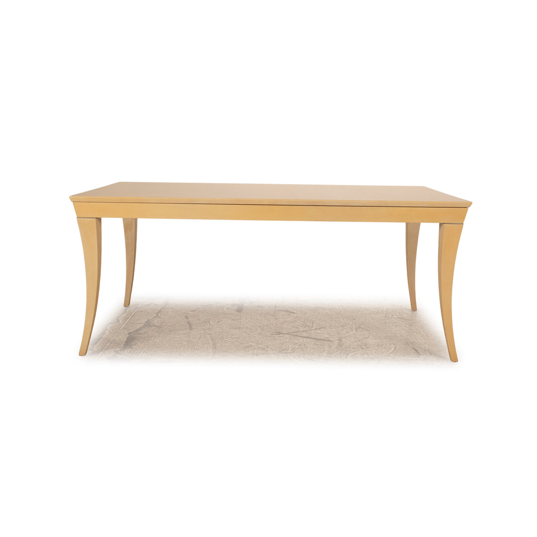 Tonon wooden dining table cream beige extendable 180/230cm x 77cm x 90cm