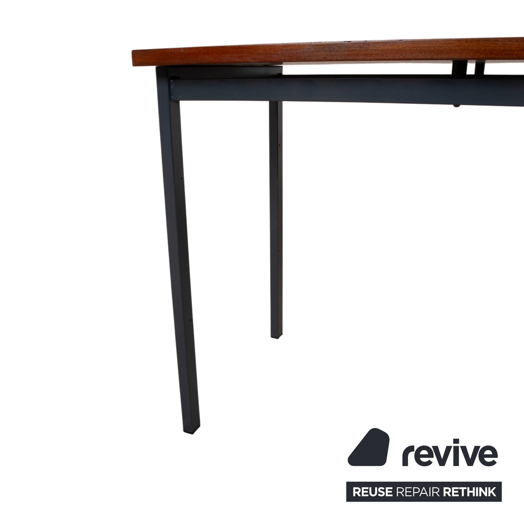 Holzäpfel Holz Schreibtisch Braun Teak Bauhaus Schubladen