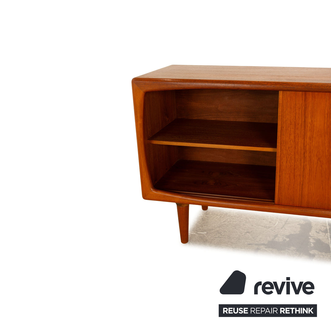 H.P. Hansen Holz Sideboard Braun Teak Vintage