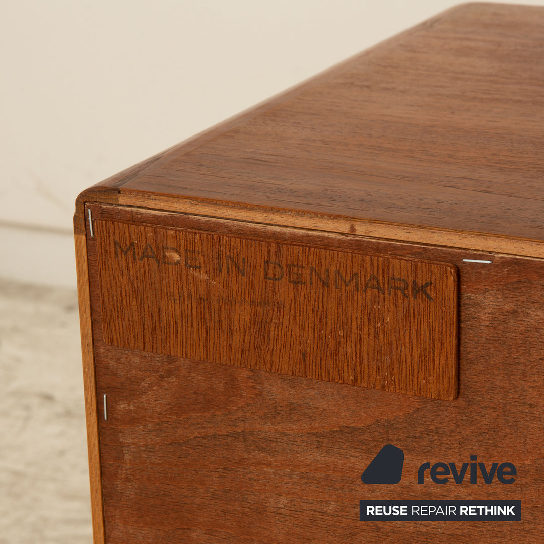 H.P. Hansen Holz Sideboard Braun Teak Vintage