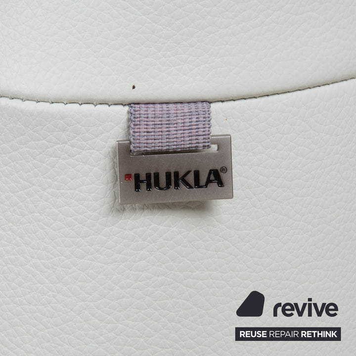 Hukla Cosy Relax Leder Sessel Creme Weiß elektrische Funktion Relaxfunktion