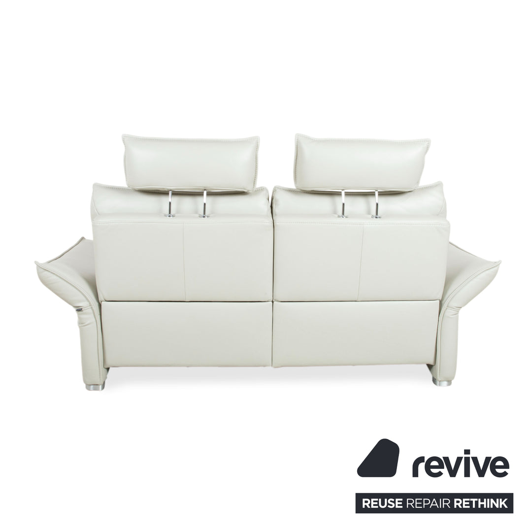 Hukla Leather Two-seater Grey Electric Function Sofa Couch