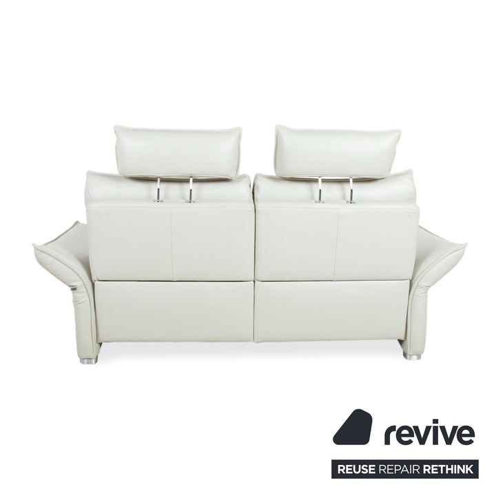 Hukla Leather Two-seater Grey Electric Function Sofa Couch