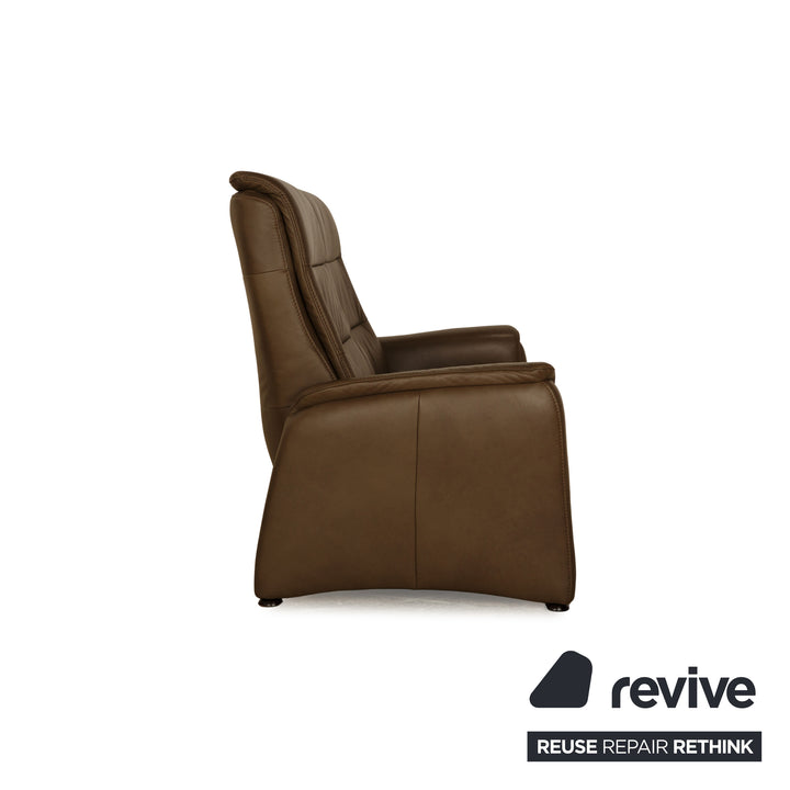 Hukla Leather Two-Seater Brown