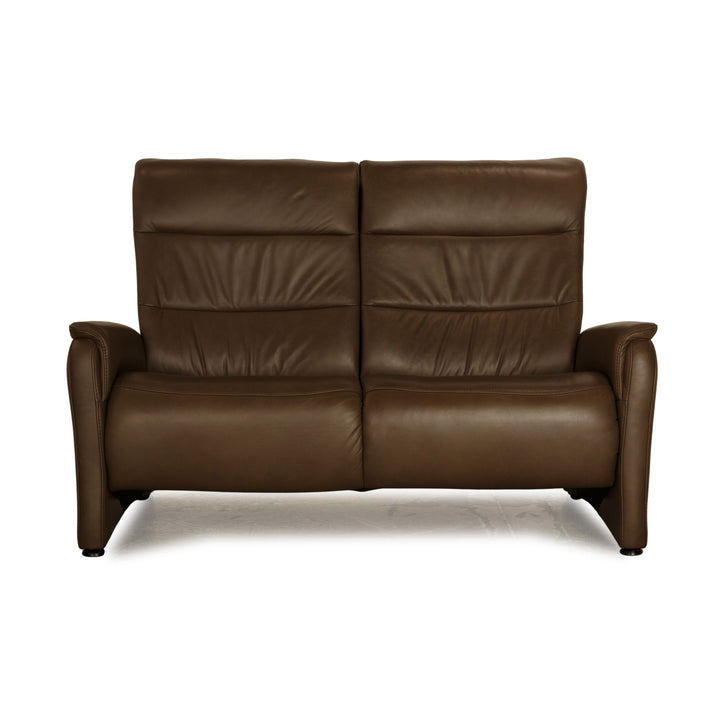 Hukla Leather Two-Seater Brown