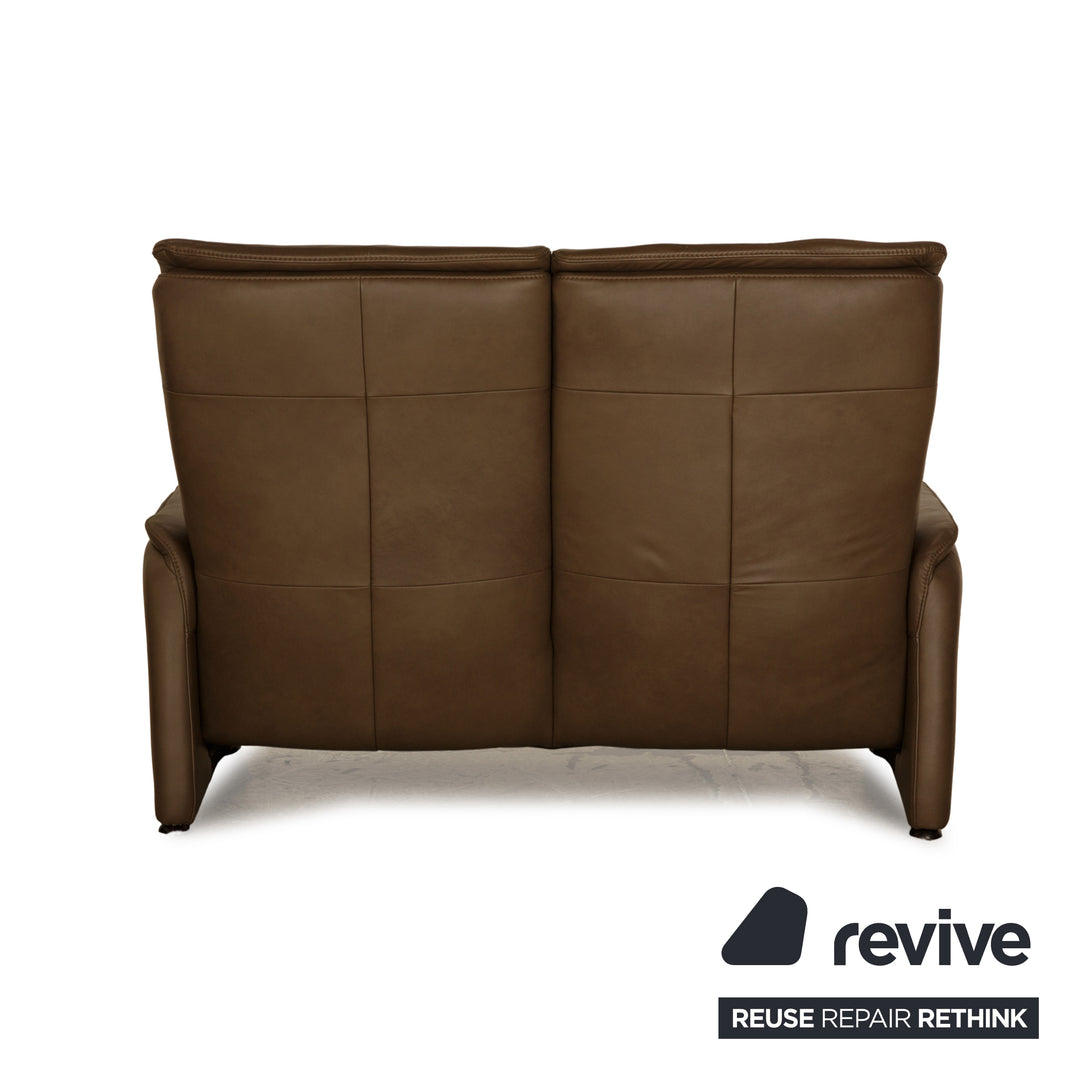 Hukla Leather Two-Seater Brown