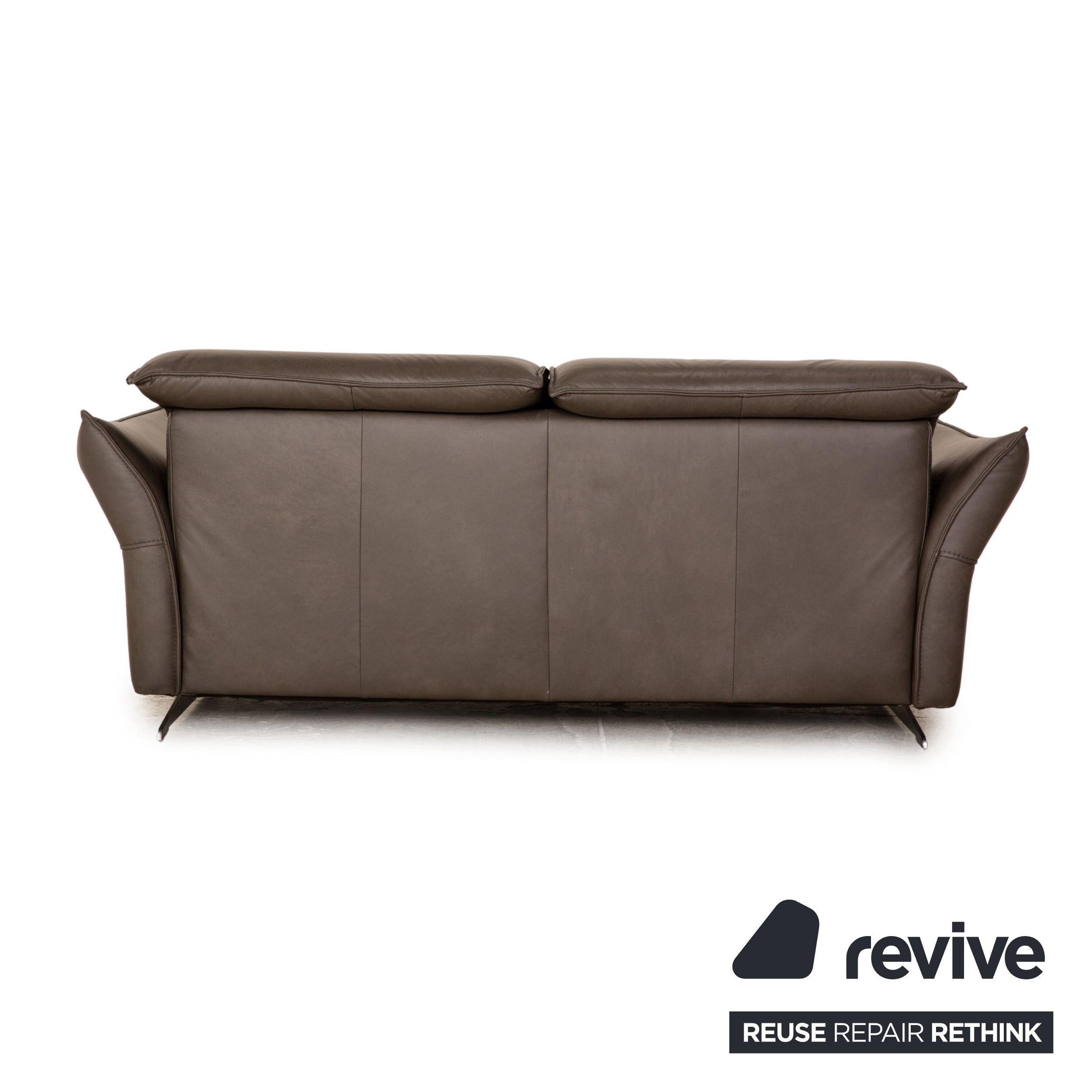 Hukla Zweisitzer Grau Leder - 2. Hand - Revive.de