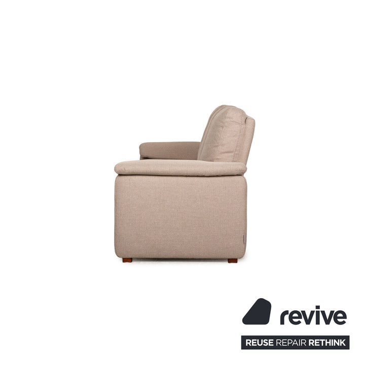 HUKLA fabric sofa set beige three-seater armchair sofa