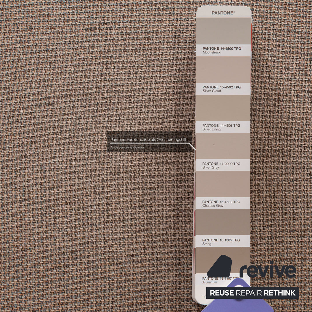 HUKLA fabric sofa set beige three-seater armchair sofa