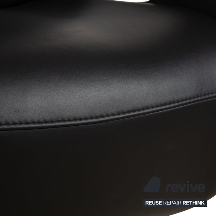 Hukla XL MIR XLI Leder Sessel Schwarz elektr. Funktion