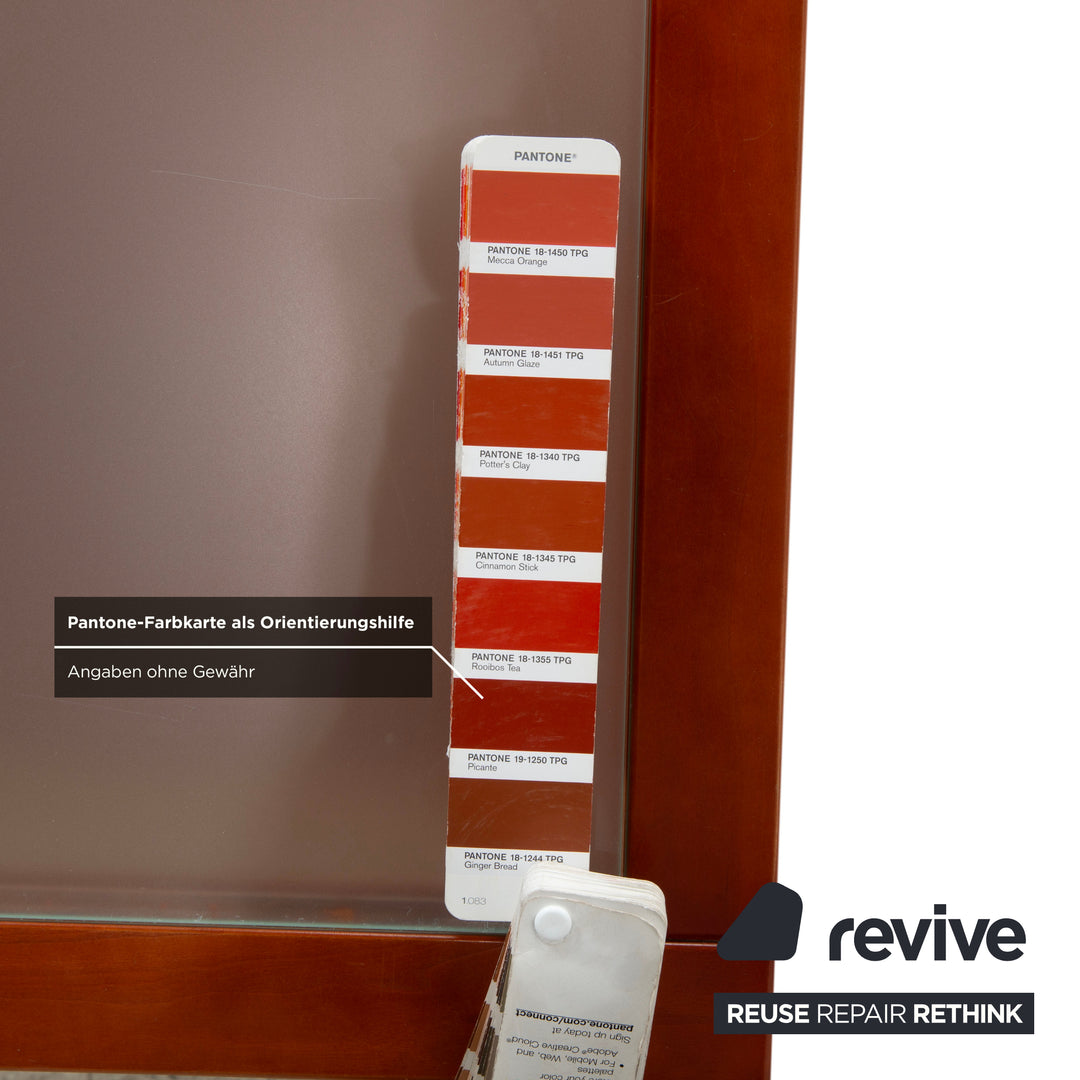 Hülsta Couchtisch Holz Braun Glas