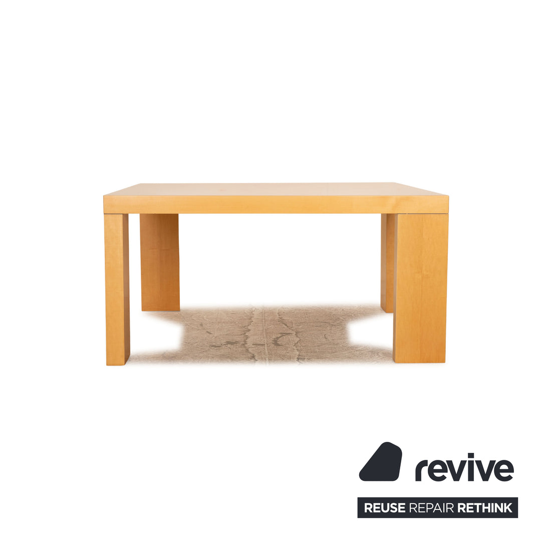 Hülsta dining table maple wood brown 150 x 150 cm