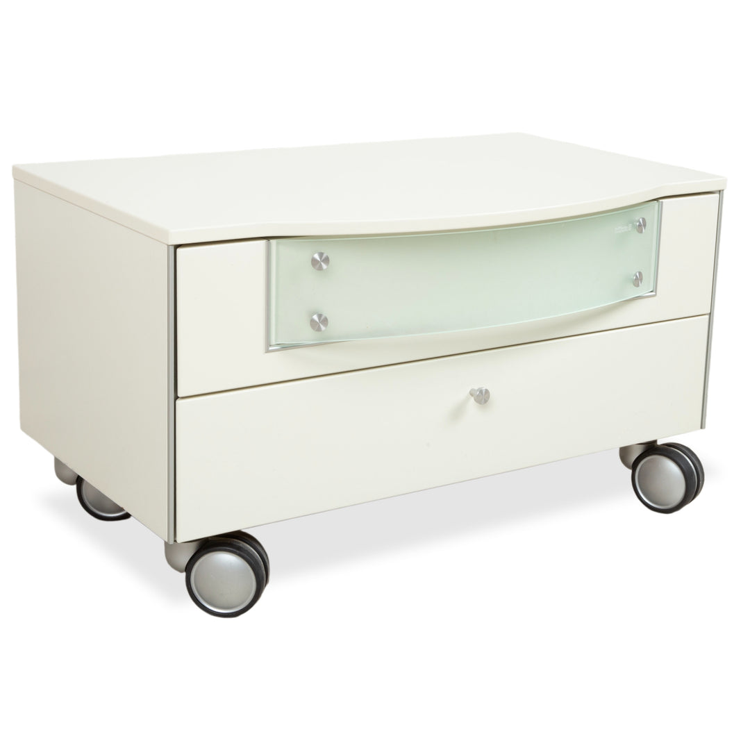 Hülsta Fancy Holz Sideboard Weiß Nachttisch
