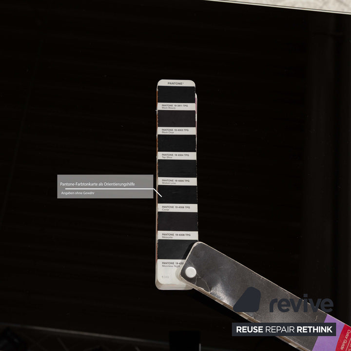 Hülsta Glass Sideboard Black Beige