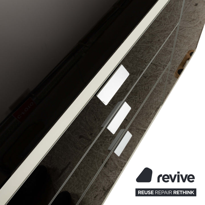 Hülsta Glass Sideboard Black Beige