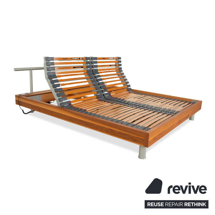Hülsta Holz Bett Braun 180x200 elektrische Funktion