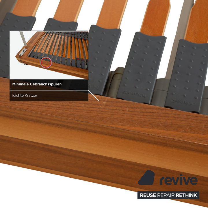 Hülsta Holz Bett Braun 180x200 elektrische Funktion